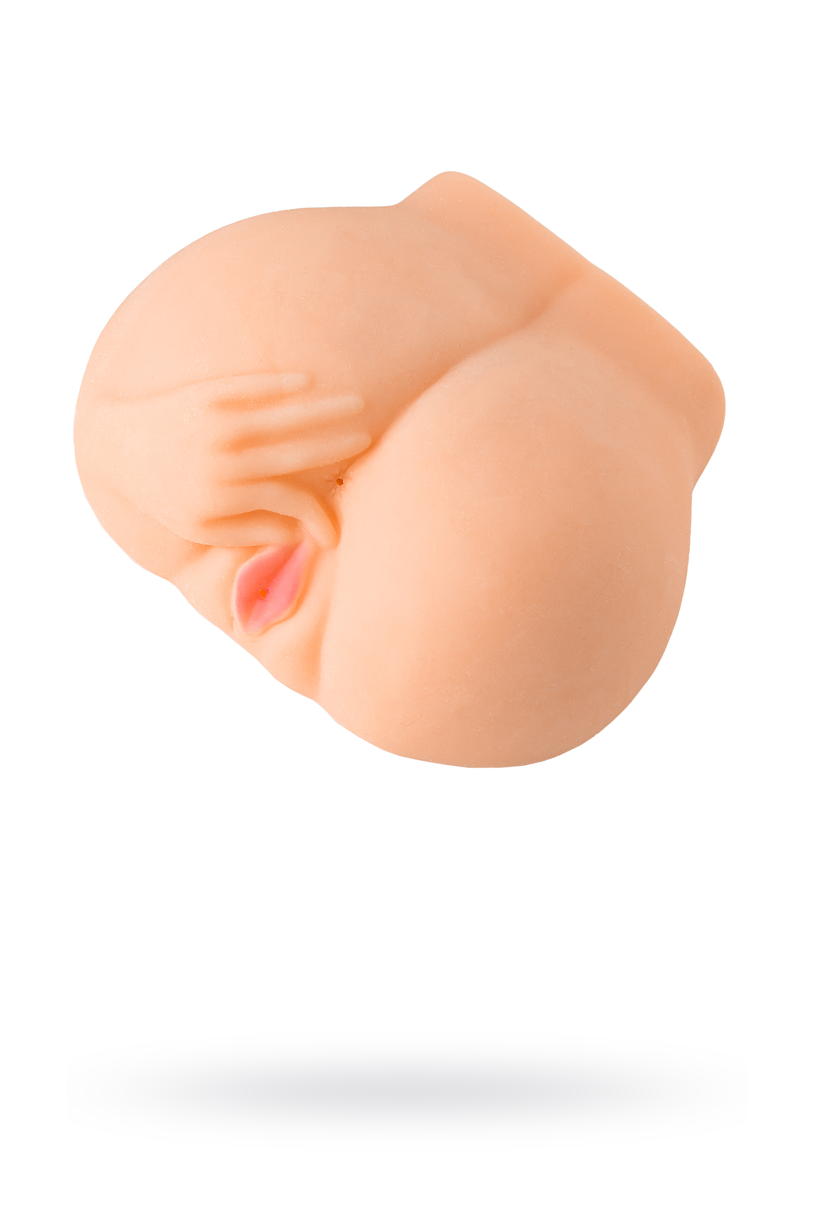 Вибромастурбатор TOYFA Juicy Pussy реалистичный (вагина и анус), Телесный, 14,5Х17,0 см