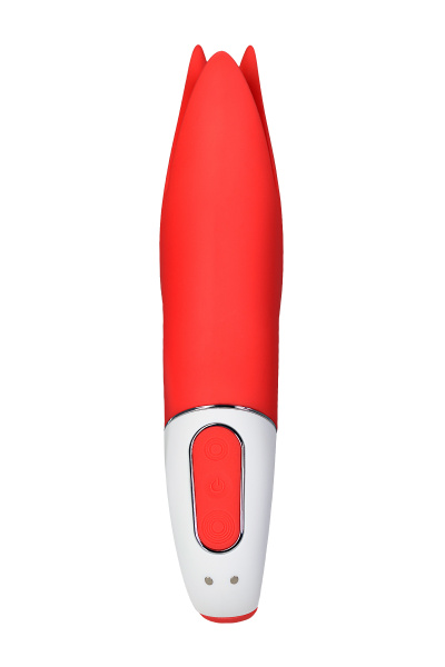 Вибратор нереалистичный Satisfyer Vibes Power Flower, красный