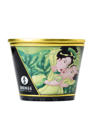 Массажная свеча Shunga  /Зеленый чай/ 170гр