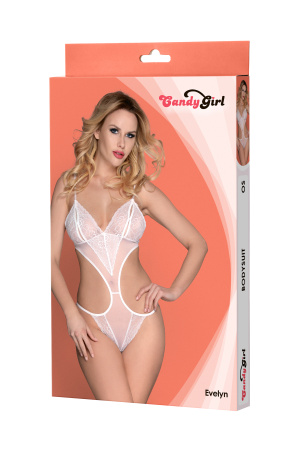 Боди Candy Girl Evelyn белое, OS