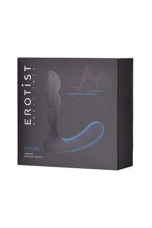 Стимулятор простаты  EROTIST SECOND, силикон, черный, 14 см