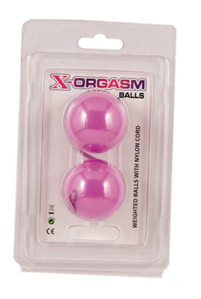 Вагинальные шарики  TOYFA, ABS пластик, фиолетовыйЙ, 20,5 см  Ø 3,5 см