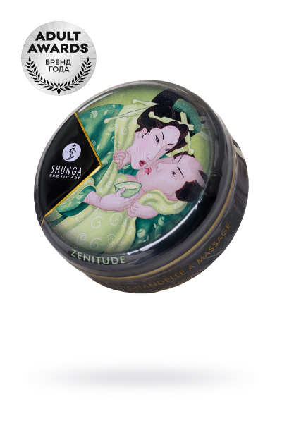 Массажная свеча Shunga  /Зеленый чай/ 30 мл