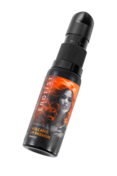 Гель Erotist с эффектом вибрации VOLCANO OF PASSION: MANGO (со вкусом манго), 25 мл