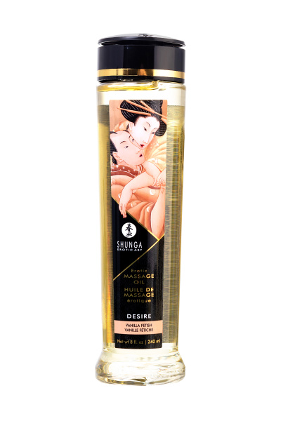 Массажное масло  возбуждающее Shunga /ваниль/ 250 мл