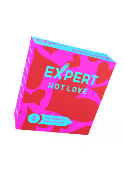 Презервативы EXPERT Hot Love, с разогревающим эффектом , 3 шт
